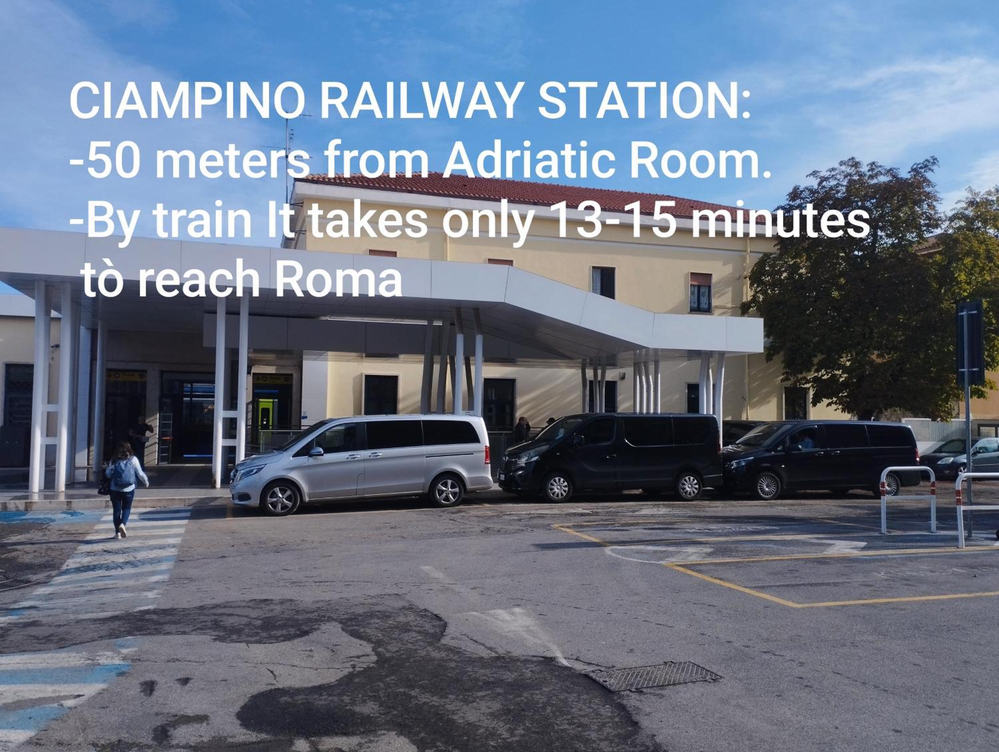 Adriatic Room 50 M Dalla Stazione Ferroviaria Di Ciampino E Dalla Navetta Aeroportuale Dış mekan fotoğraf